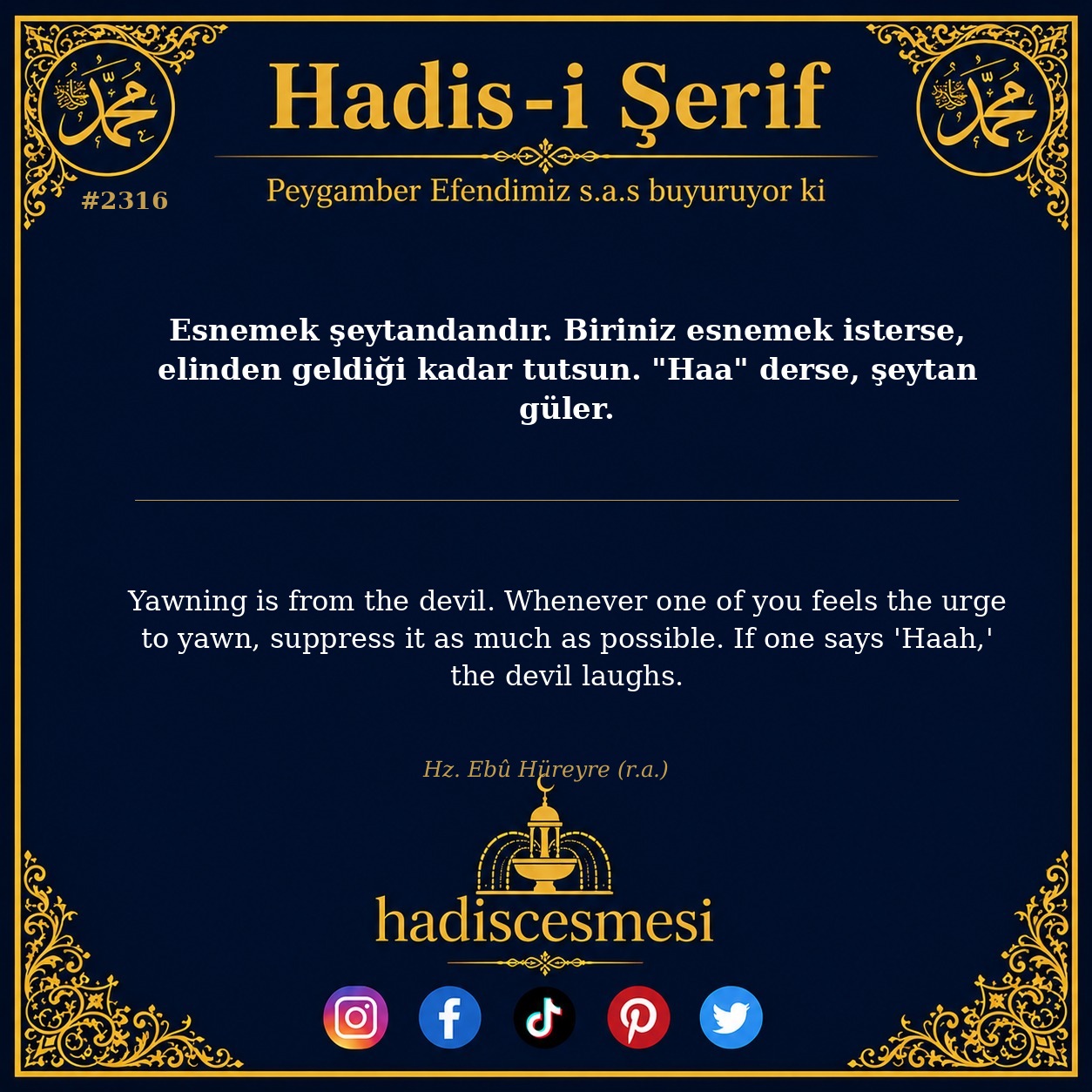 Hadis 2316