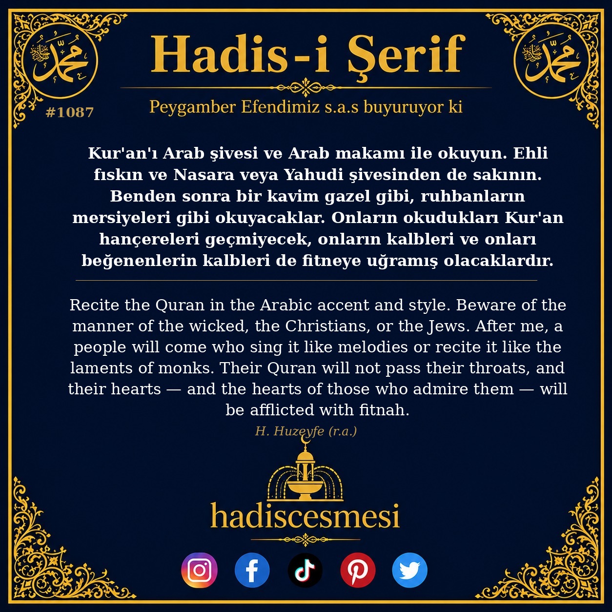 Hadis 1087