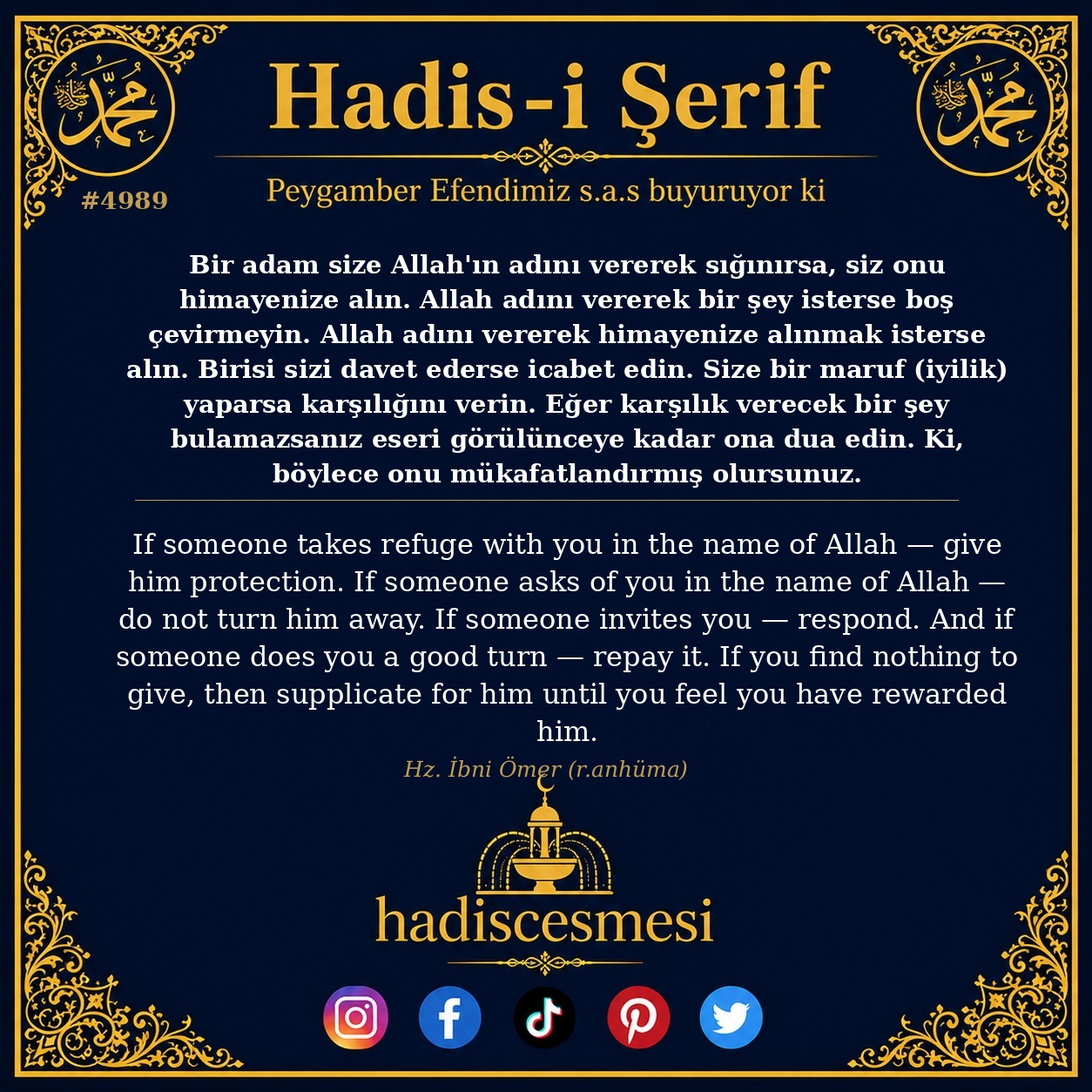 Hadis 4989