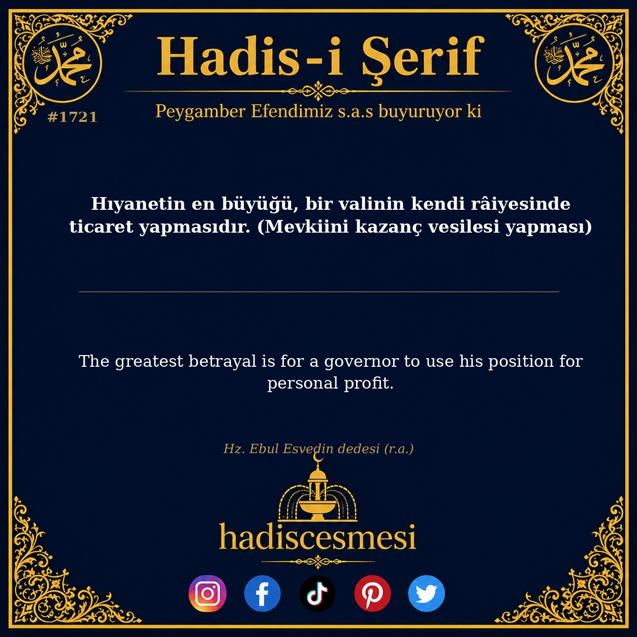Hadis 1721