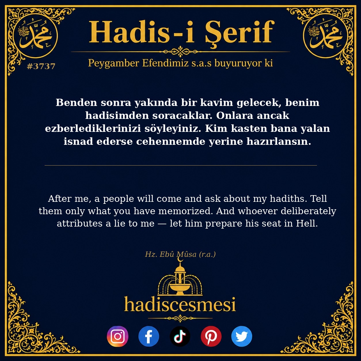 Hadis 3737