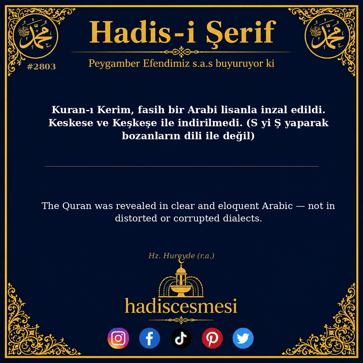 Hadis 2803