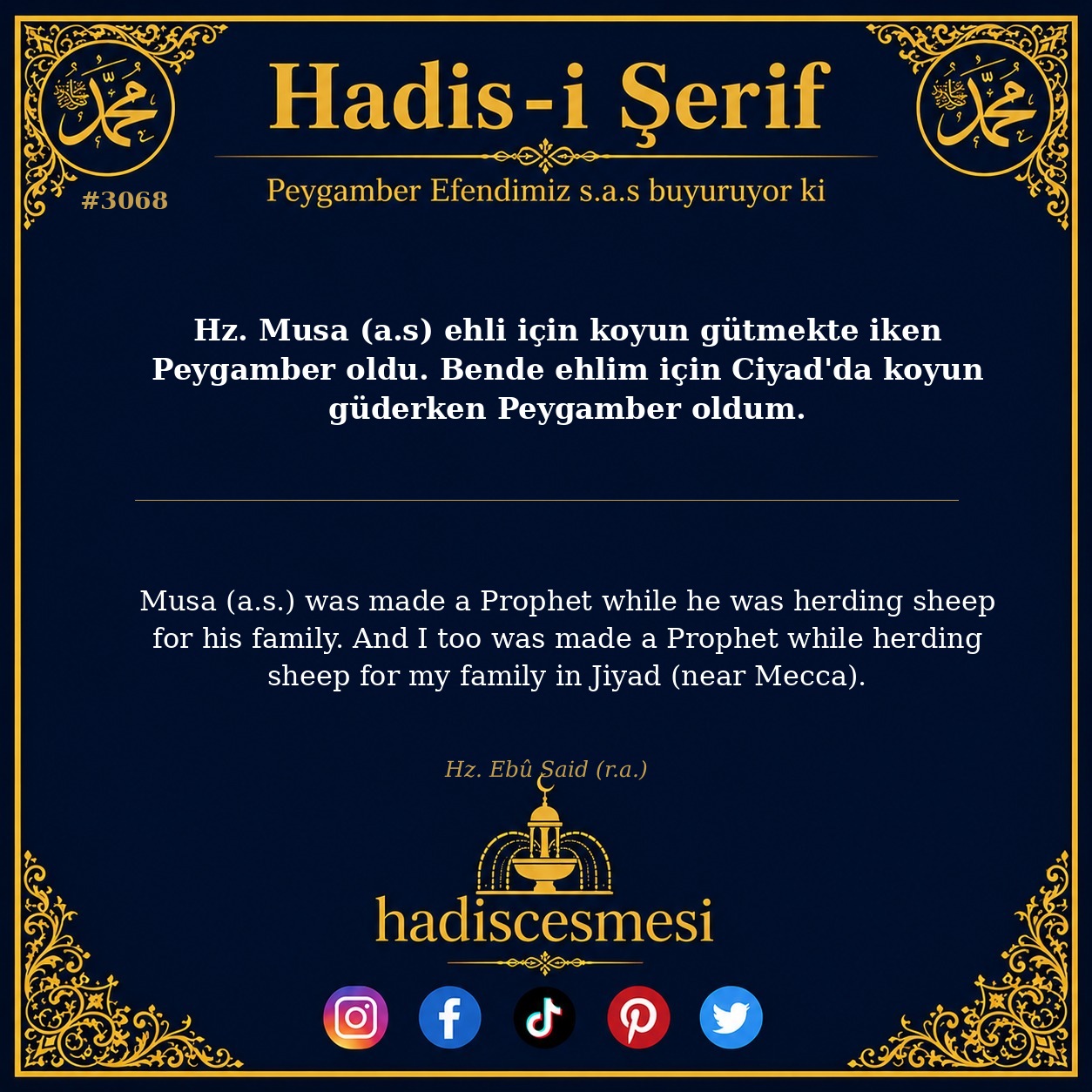 Hadis 3068