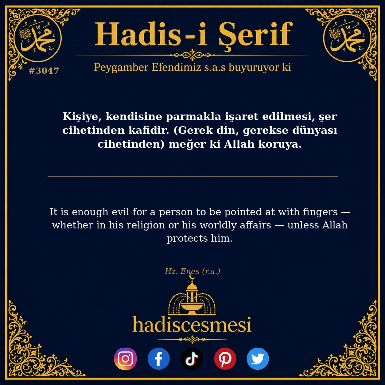 Hadis 3047