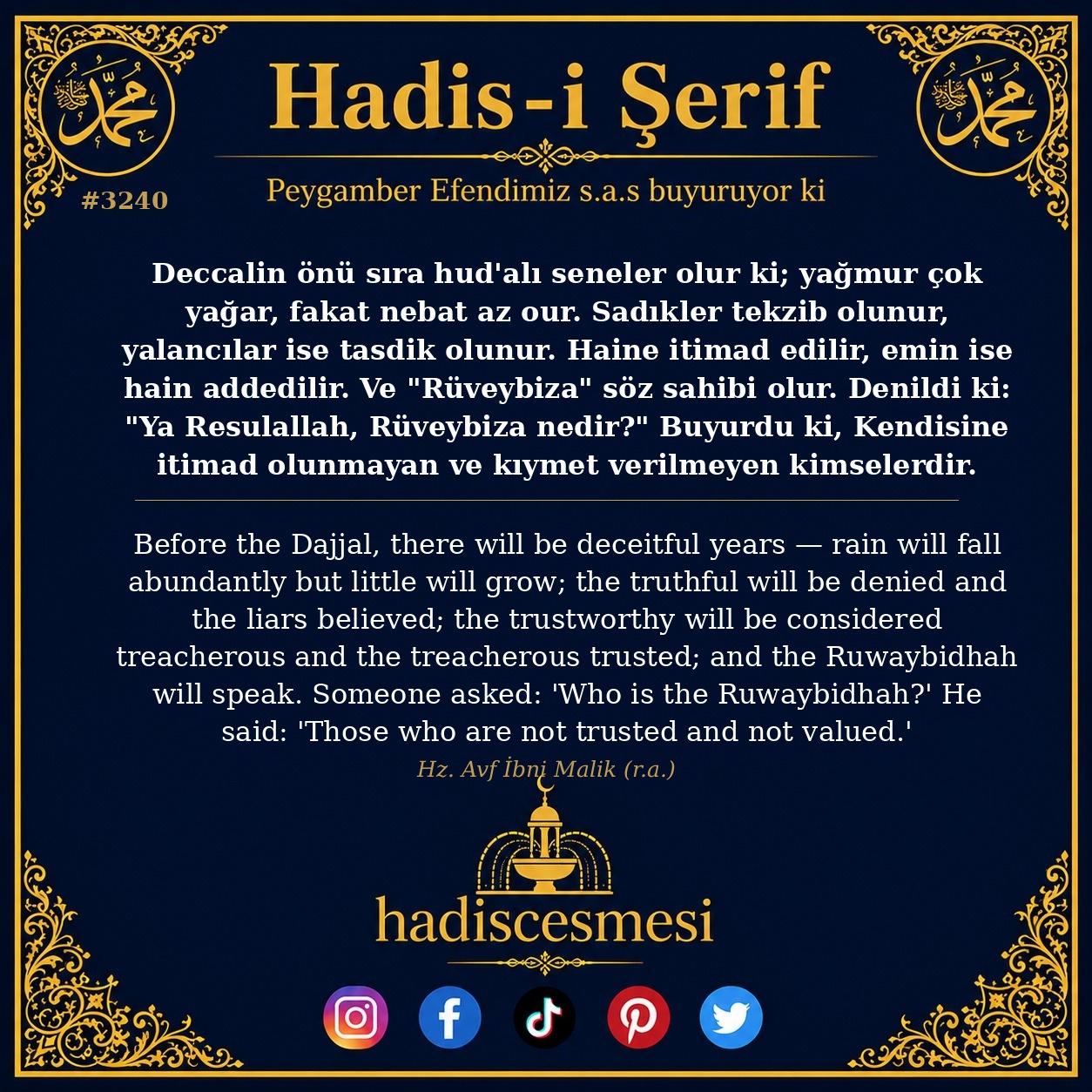 Hadis 3240