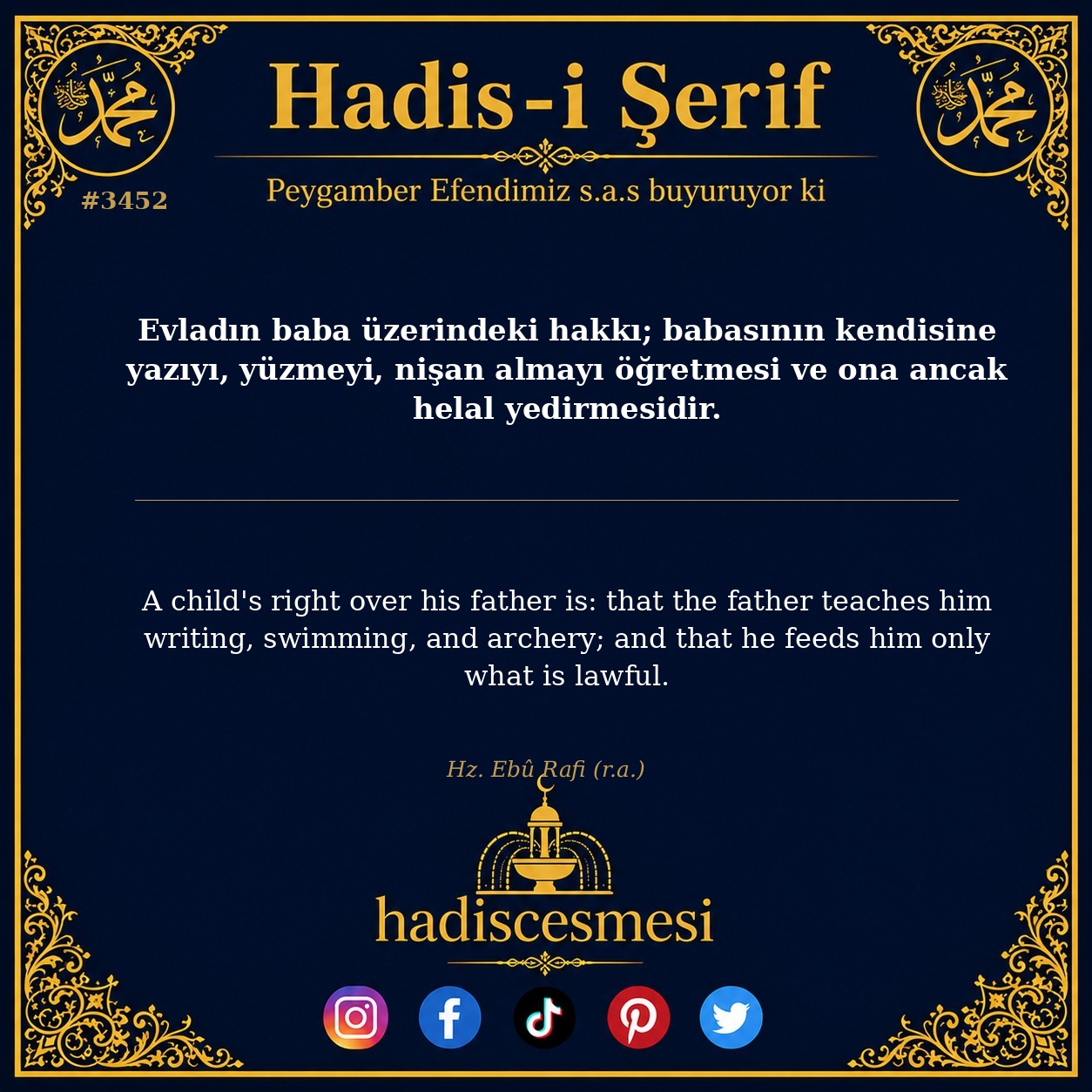 Hadis 3452