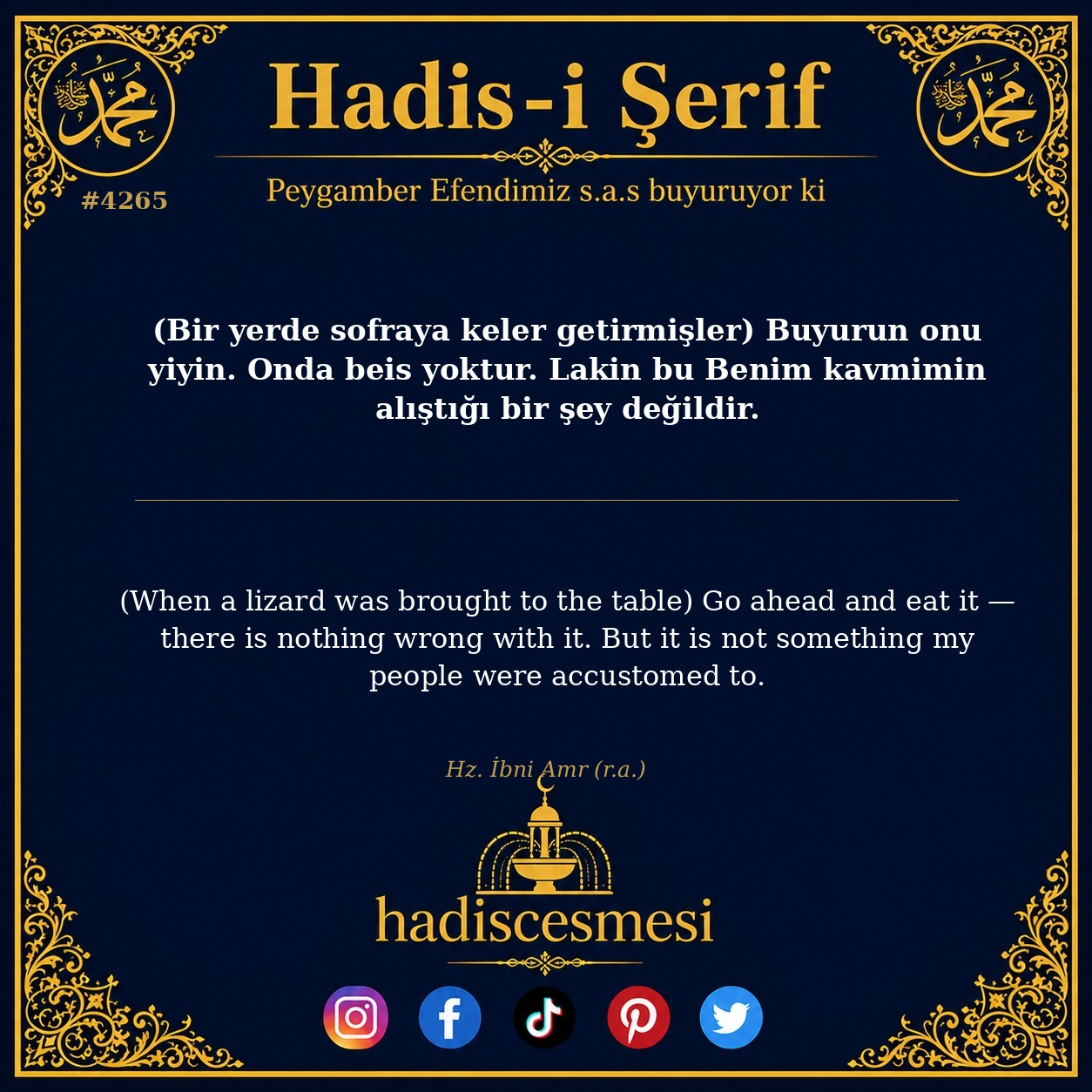 Hadis 4265