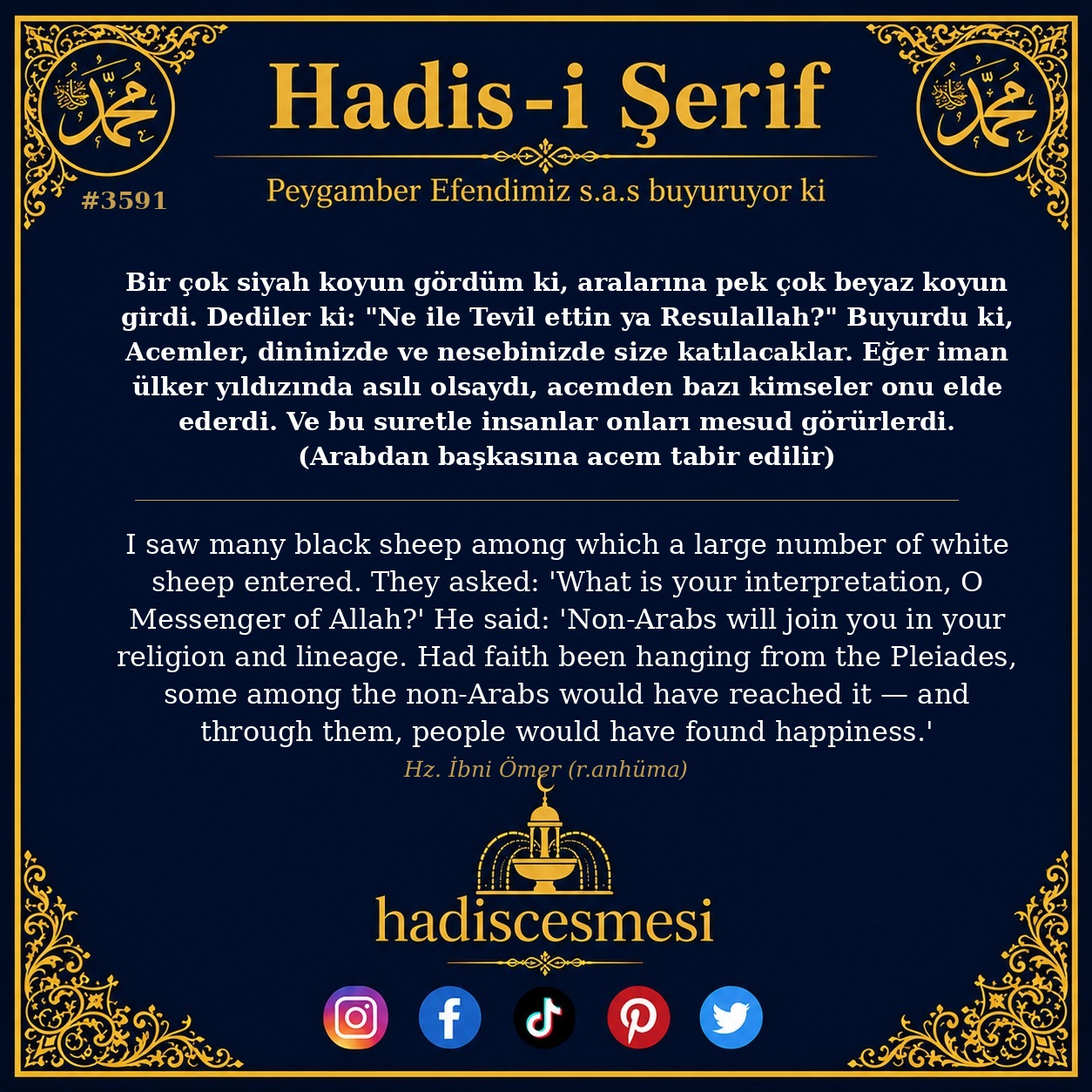 Hadis 3591