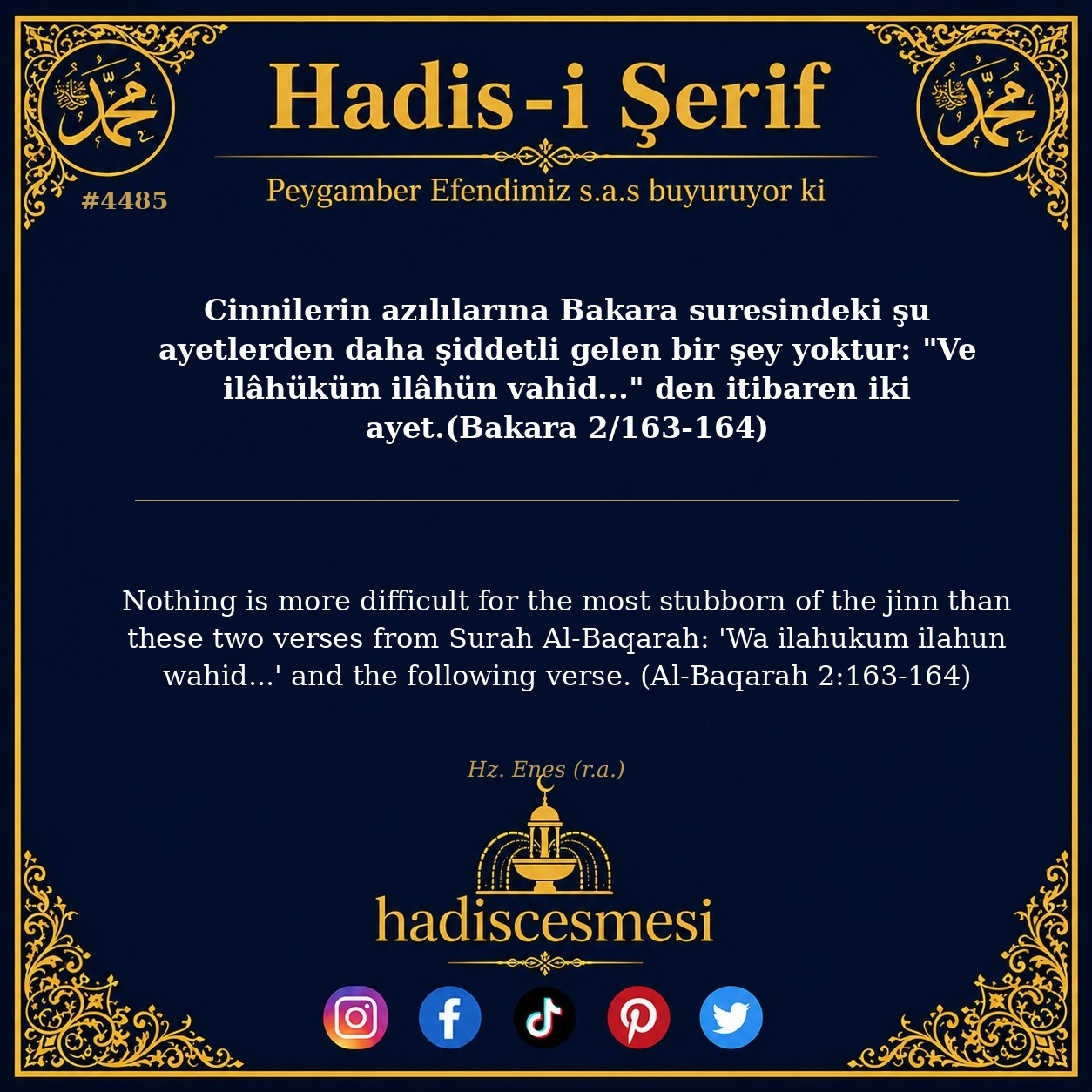 Hadis 4485