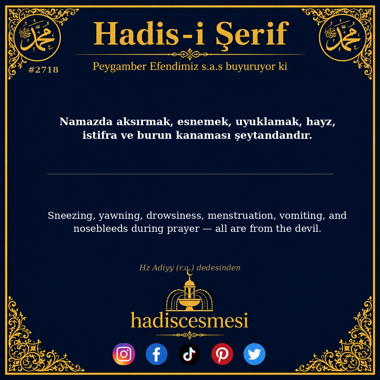 Hadis 2718