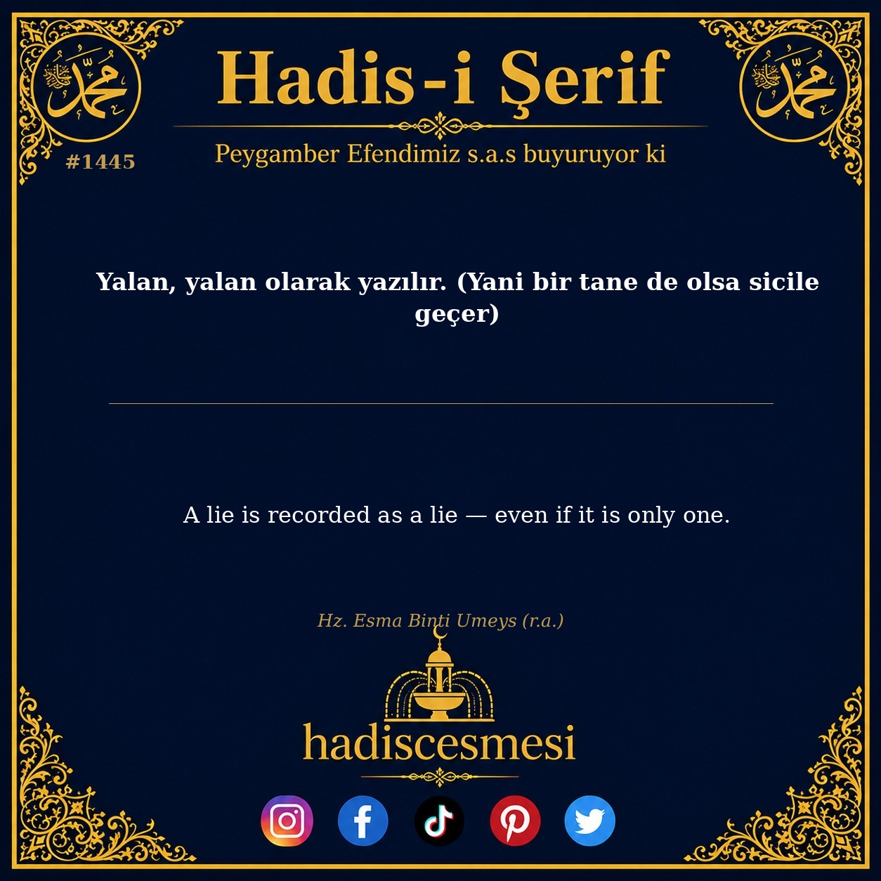 Hadis 1445
