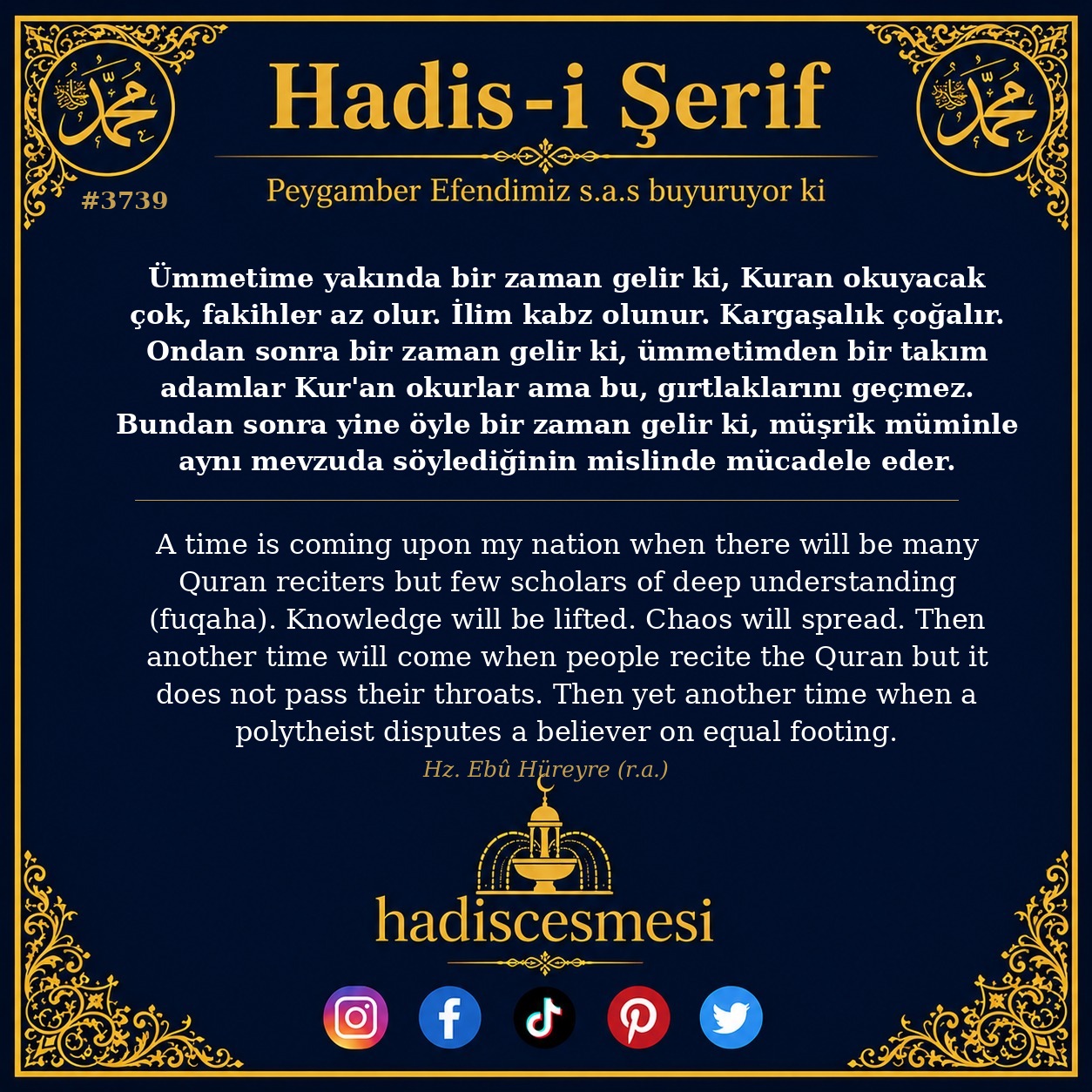 Hadis 3739