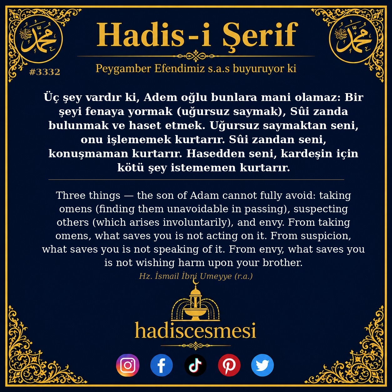 Hadis 3332