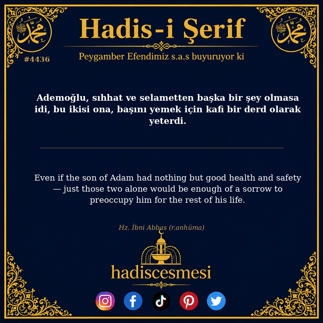 Hadis 4436