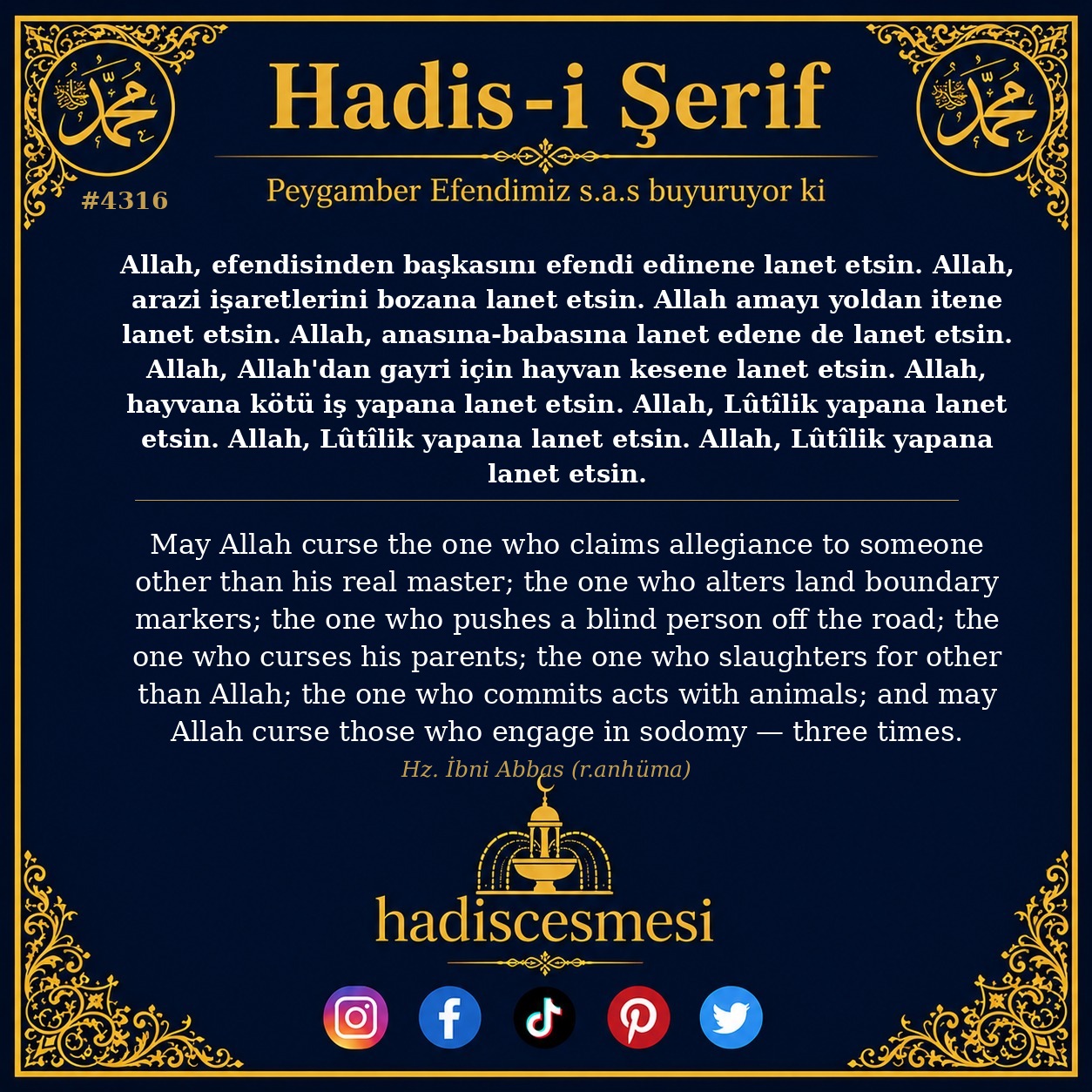 Hadis 4316