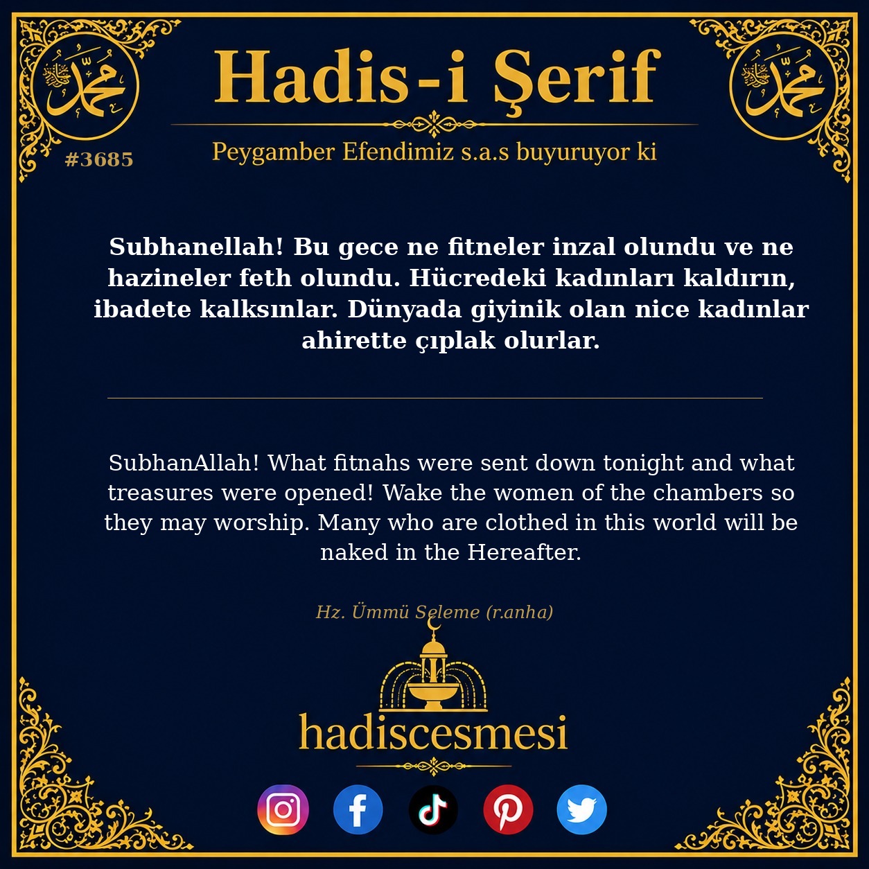 Hadis 3685