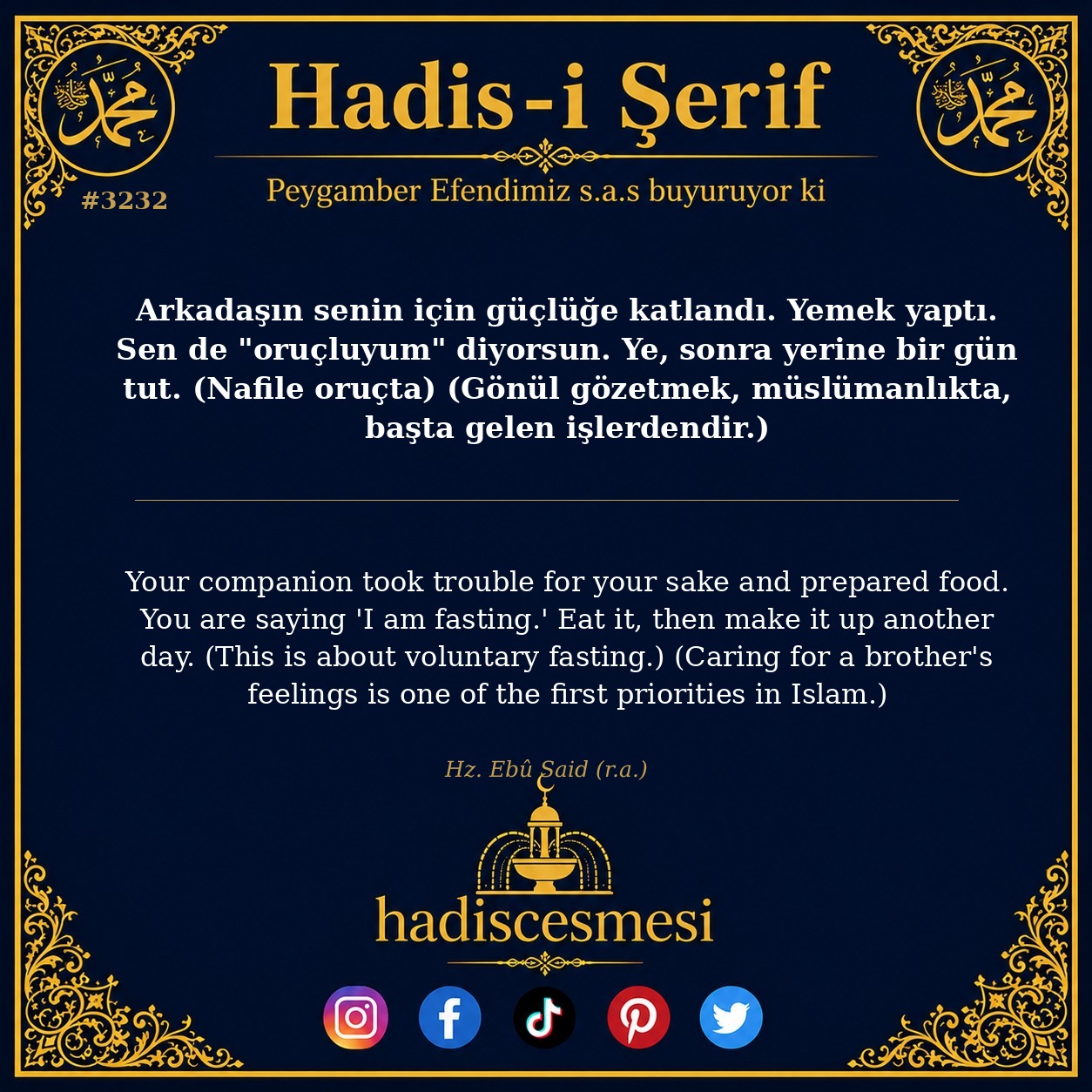 Hadis 3232